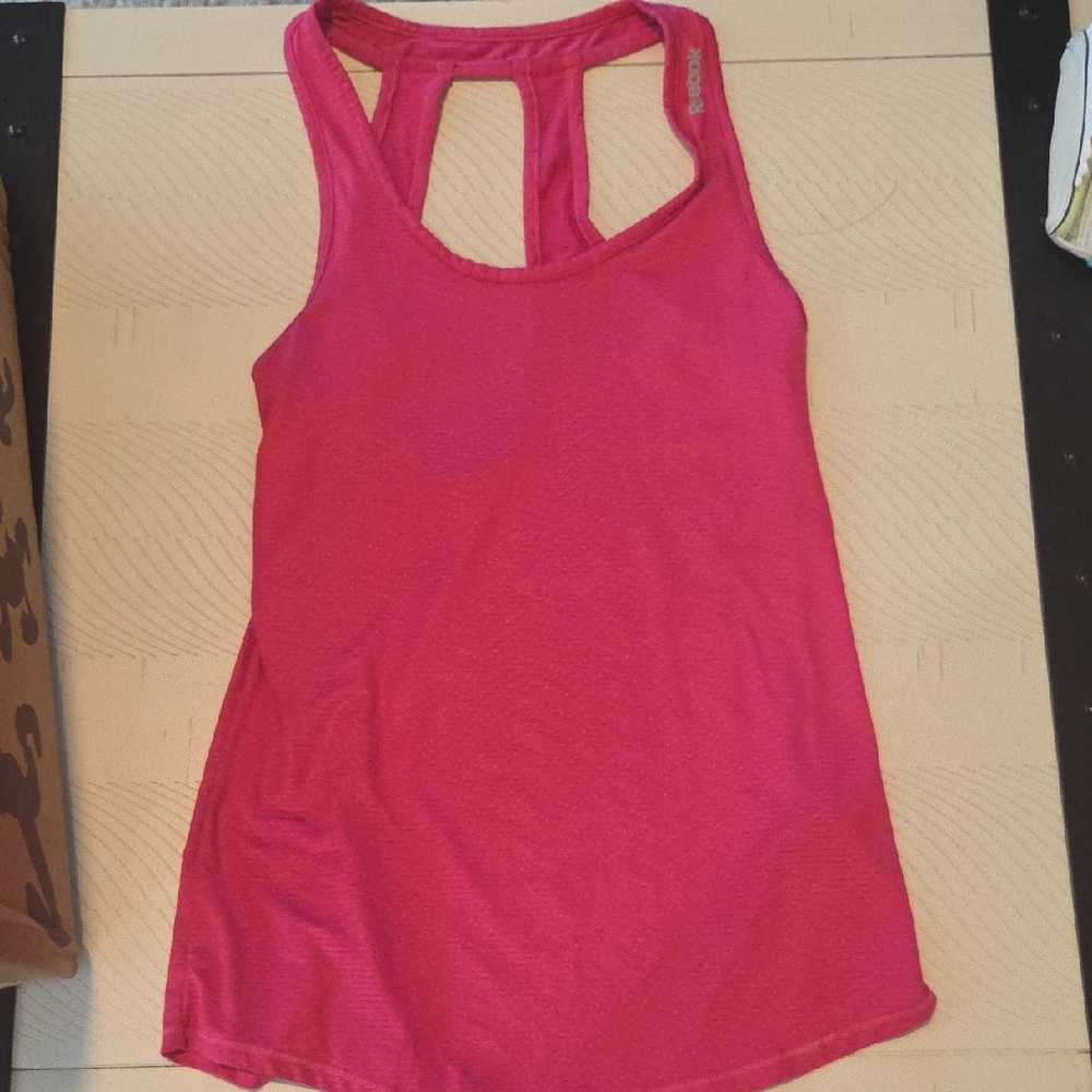 Reebok Women's Vibrant Pink Tank Top